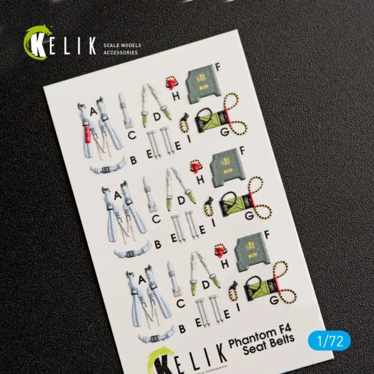 F-4J Phantom II interior 3D decals for FineMolds kit, 1/72 - Kelik ... F-4J Phantom II interior 3D decals for FineMolds kit, 1/72 - Kelik ...