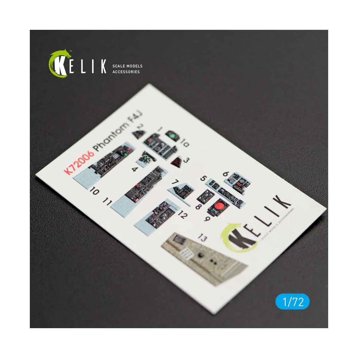 F-4J Phantom II interior 3D decals for FineMolds kit, 1/72 - Kelik ... F-4J Phantom II interior 3D decals for FineMolds kit, 1/72 - Kelik ...