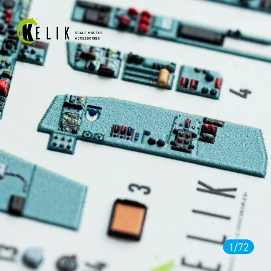 SU-24M interior 3D decals for Trumpeter kit, 1/72 - Kelik K72003 SU-24M interior 3D decals for Trumpeter kit, 1/72 - Kelik K72003
