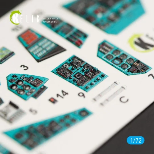 MI-24P interior 3D decals for Zvezda kit - Kelik K72009 MI-24P interior 3D decals for Zvezda kit - Kelik K72009