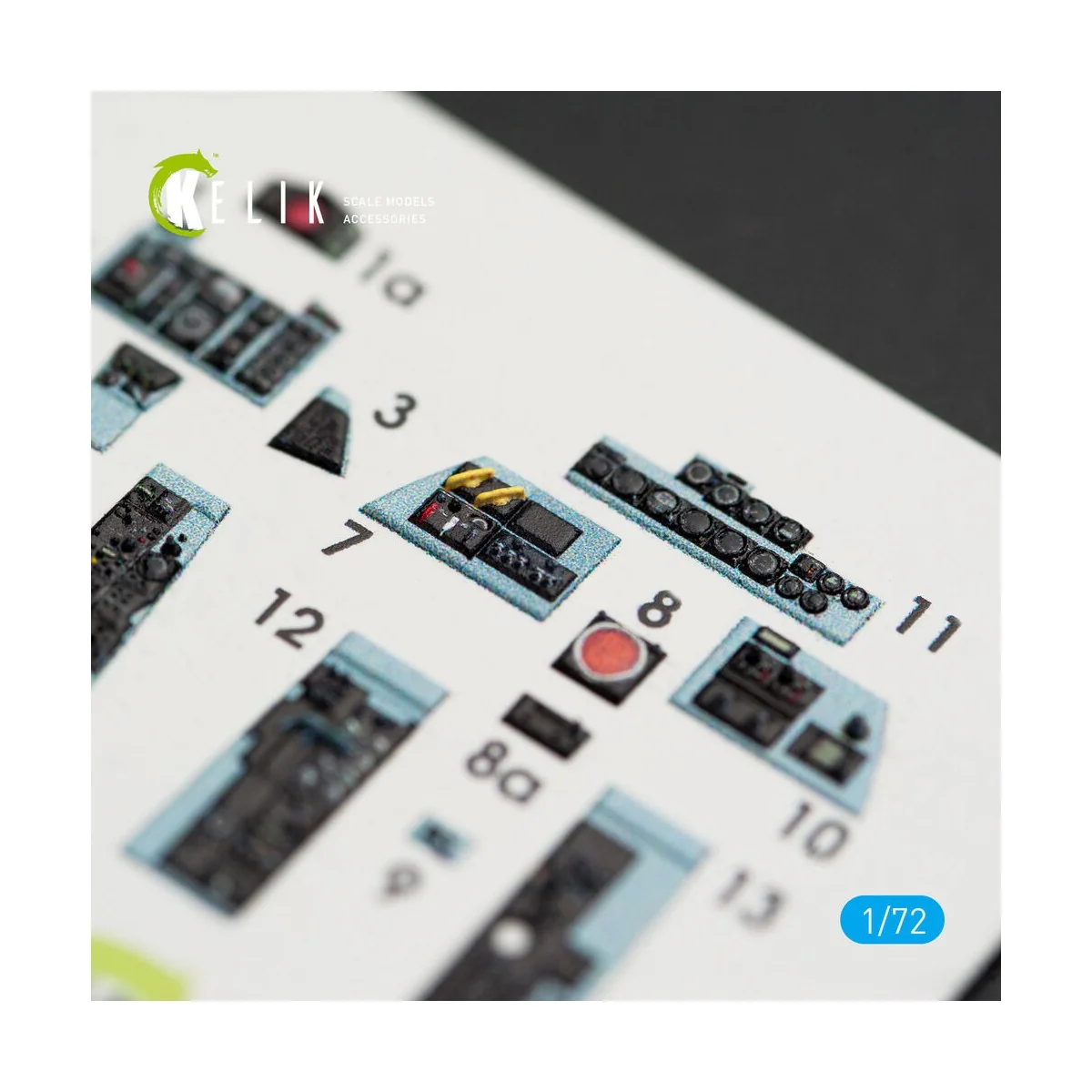 F-4C Phantom II interior 3D decals for FineMolds kit, 1/72 - Kelik ...