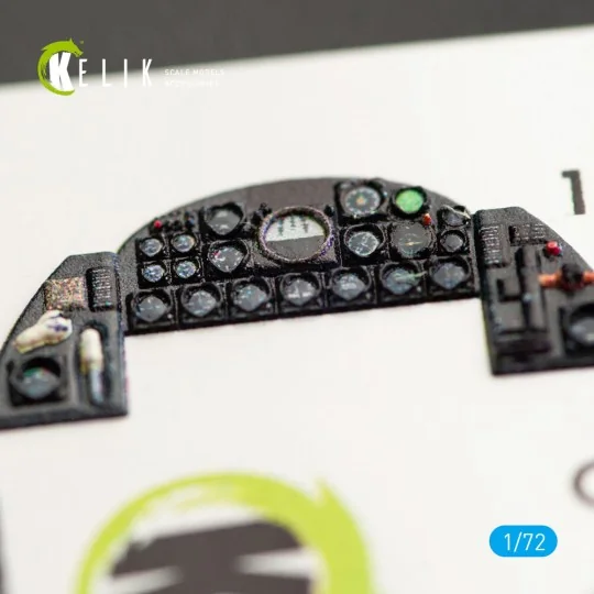 F9F-8 Cougar interior 3D decals for Hasegawa kit - Kelik K72012