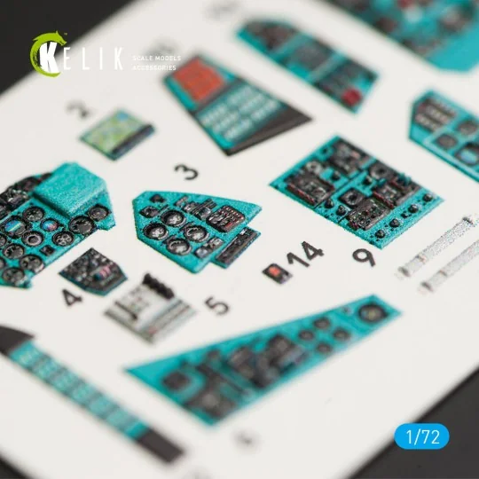 MI-24P interior 3D decals for Zvezda kit - Kelik K72009 MI-24P interior 3D decals for Zvezda kit - Kelik K72009