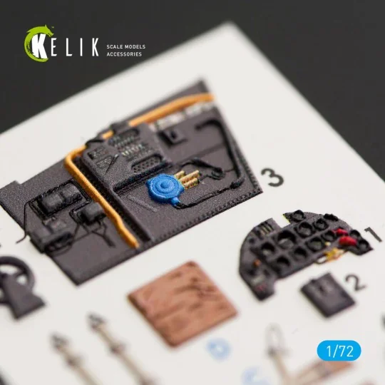 BF109-10G interior 3D decals for Fine Molds kit - Kelik K72010 BF109-10G interior 3D decals for Fine Molds kit - Kelik K72010