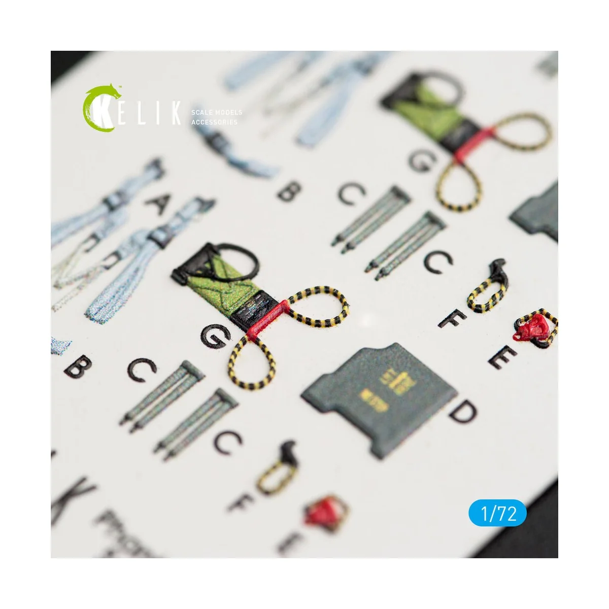 F-4C Phantom II interior 3D decals for FineMolds kit - Kelik K72007