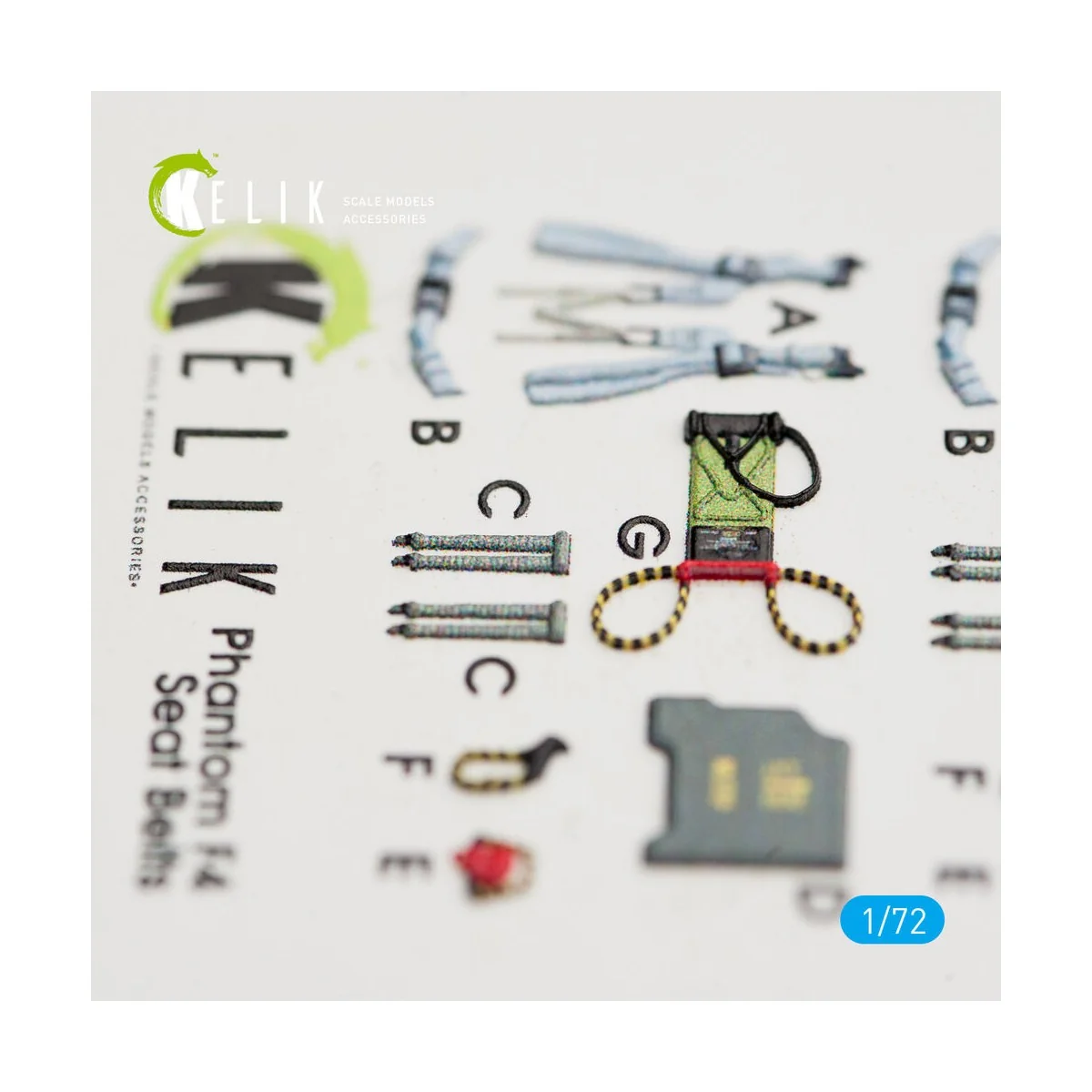 F-4C Phantom II interior 3D decals for FineMolds kit - Kelik K72007