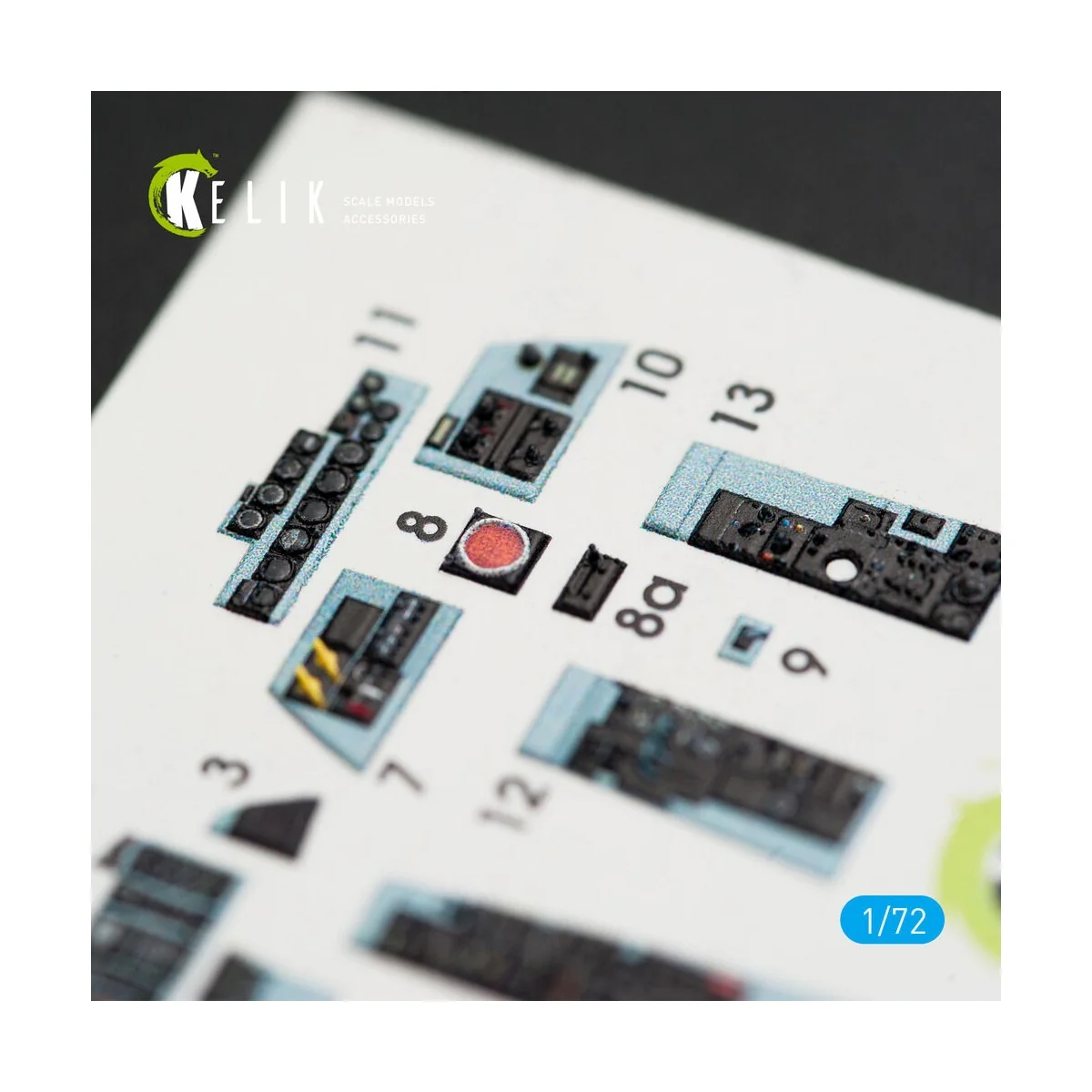 F-4C Phantom II interior 3D decals for FineMolds kit, 1/72 - Kelik ...