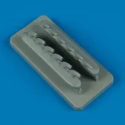 P-51B Mustang exhaust for Trumpeter, 1/32 - Quickboost QB32 093 P-51B Mustang exhaust for Trumpeter, 1/32 - Quickboost QB32 093