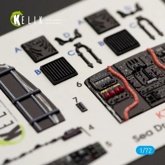 MH-53E Sea Dragon interior 3D decals for Italeri kit - Kelik K72013