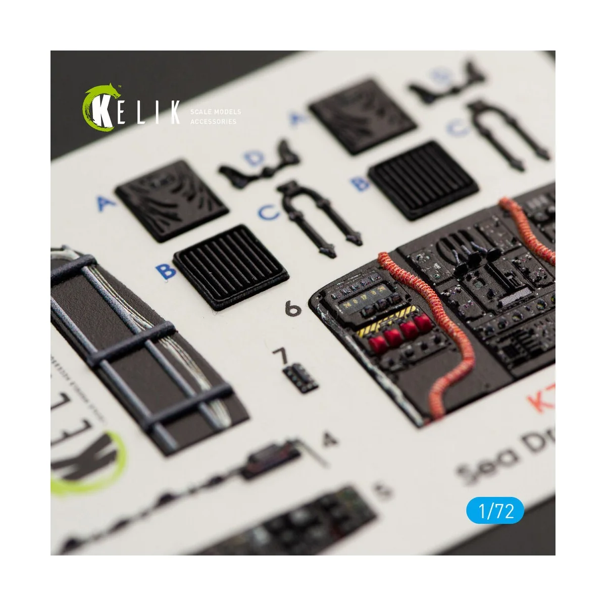 MH-53E Sea Dragon interior 3D decals for Italeri kit, 1/72 - Kelik ...