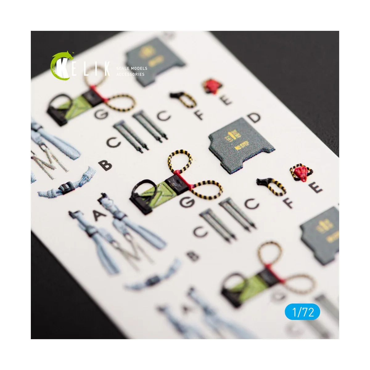 F-4D Phantom II interior 3D decals for FineMolds kit - Kelik K72014