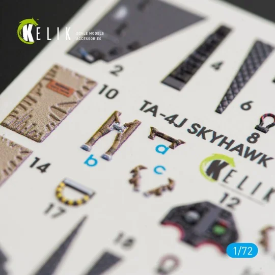 TA-4J Skyhawk interior 3D decals for Fujimi/Hobby 2000 kit, 1/72 - ... TA-4J Skyhawk interior 3D decals for Fujimi/Hobby 2000 kit, 1/72 - ...