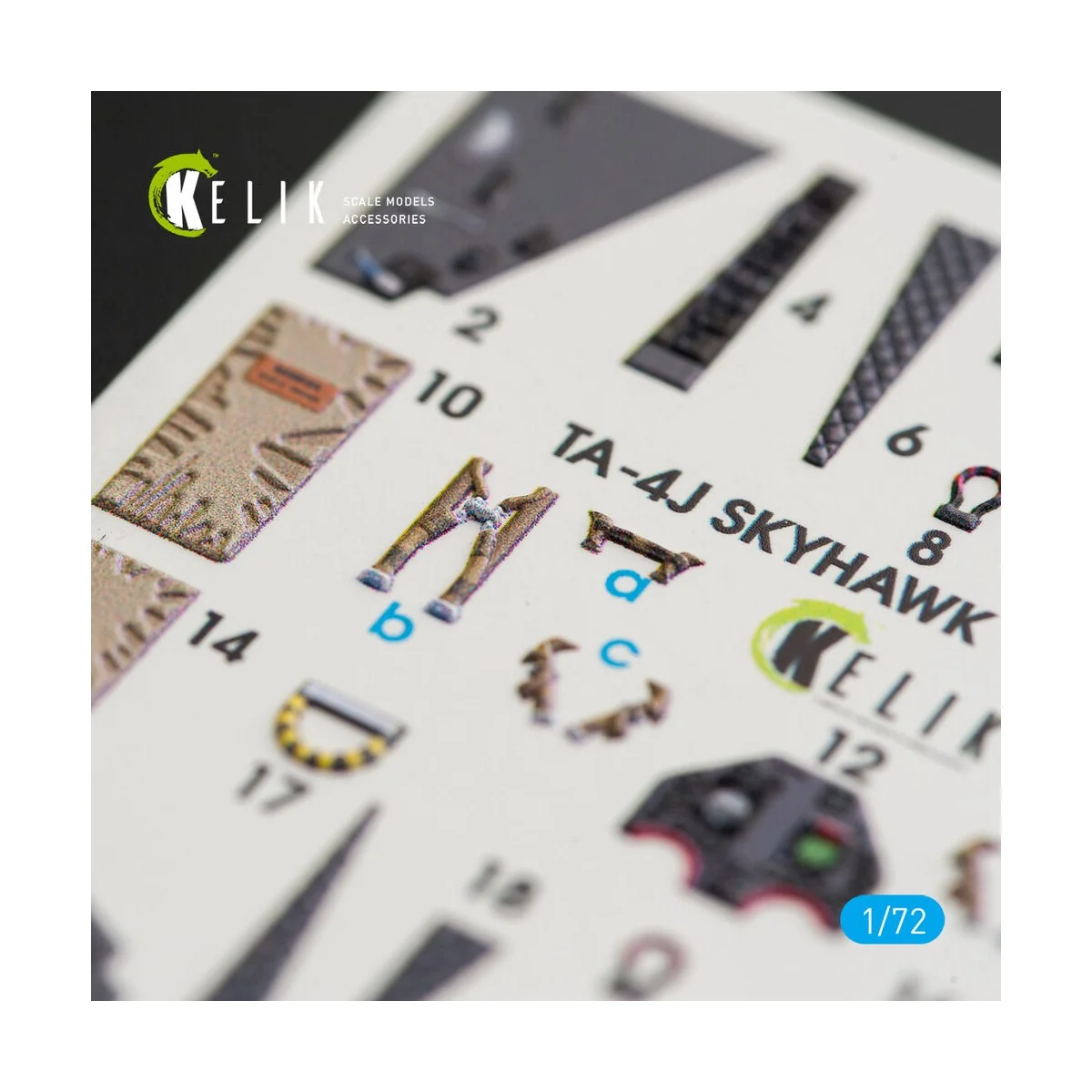 TA-4J Skyhawk interior 3D decals for Fujimi/Hobby 2000 kit - Kelik ...