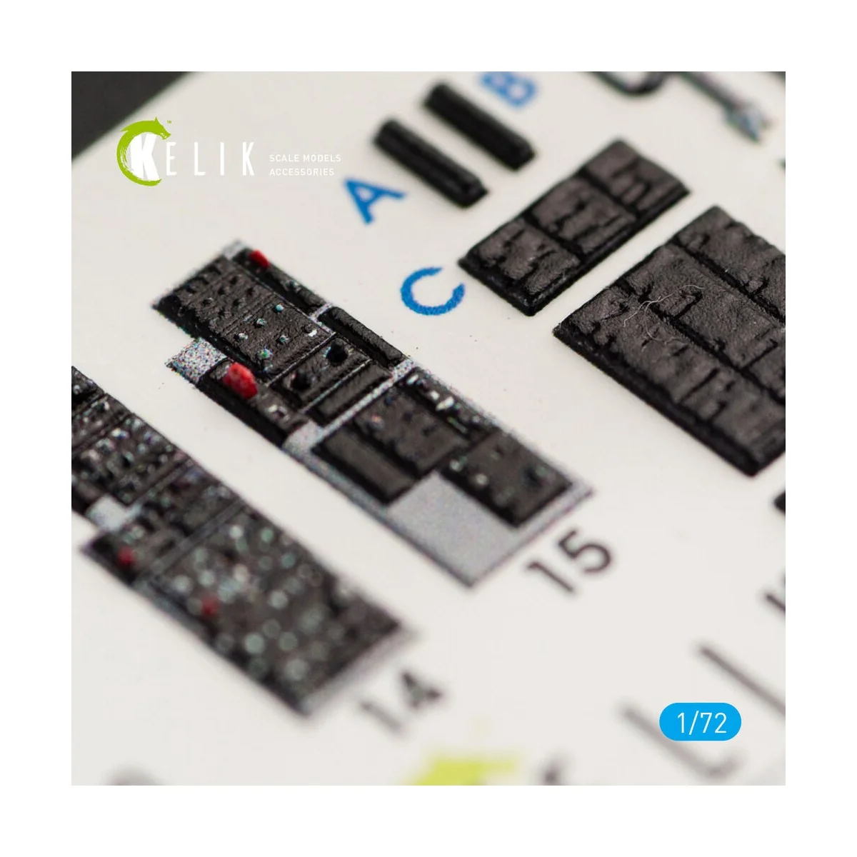 JASDF F-2A Fighter interior 3D decals for FineMolds kit, 1/72 - Kel... JASDF F-2A Fighter interior 3D decals for FineMolds kit, 1/72 - Kel...