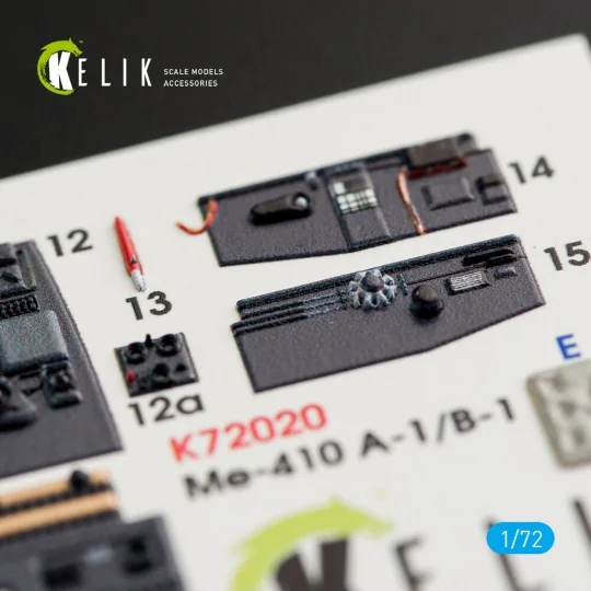 Me-410 A-1/B-1 interior 3D decals for Fine Molds kit - Kelik K72020