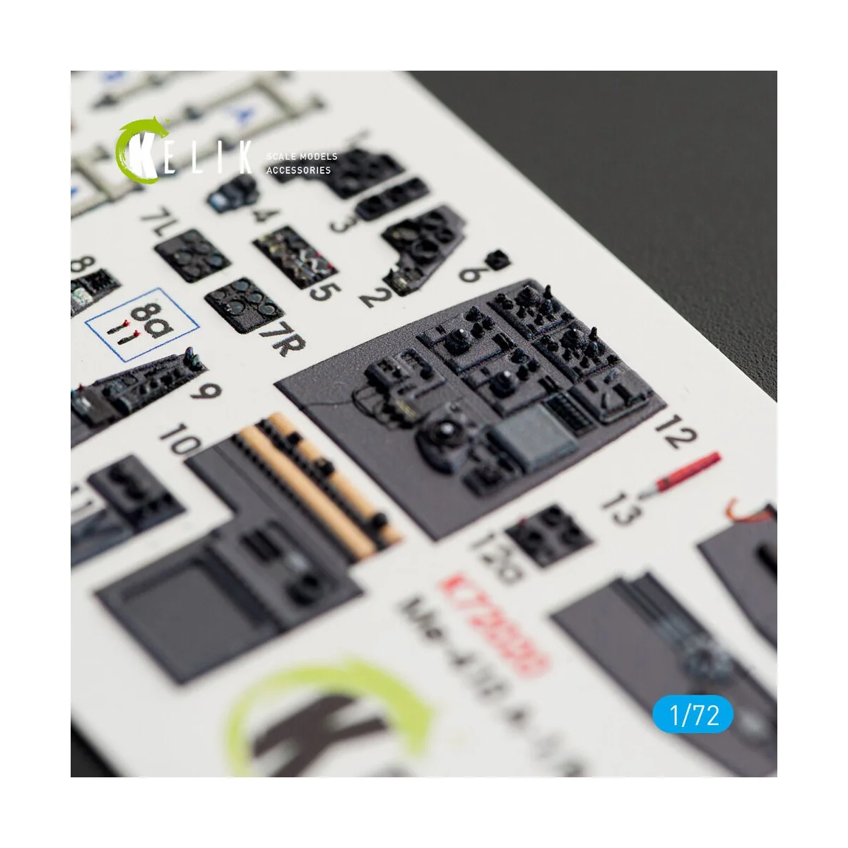 Me-410 A-1/B-1 interior 3D decals for Fine Molds kit - Kelik K72020