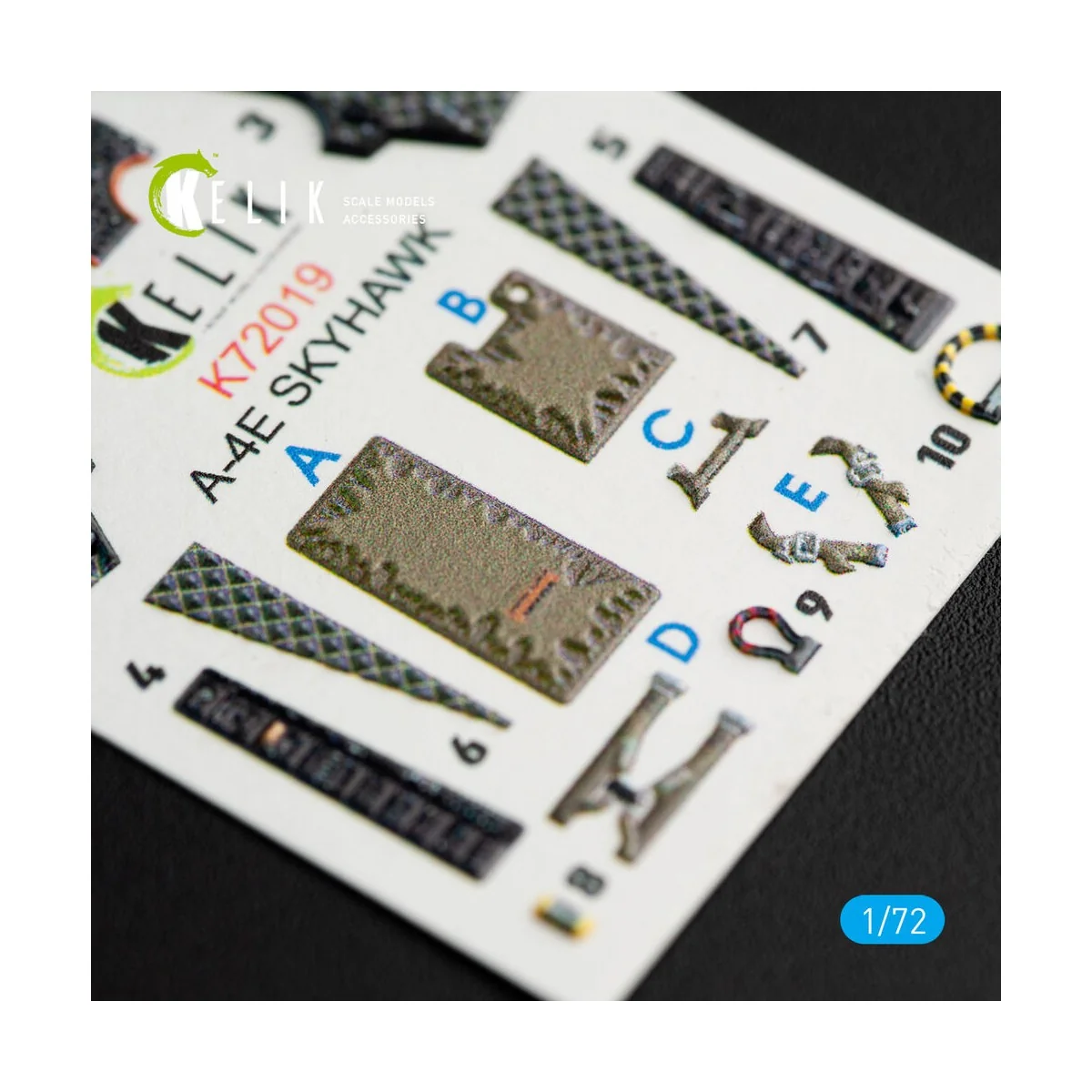 A-4E Skyhawk interior 3D decals for Fujimi/Hobby 2000 kit, 1/72 - K...