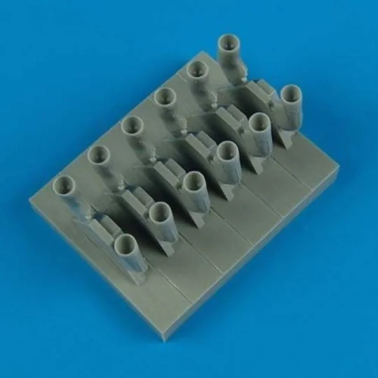 Spitfire M.IX exhaust oval type (TAM), 1/32 - Quickboost QB32 100