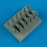 Spitfire M.IX exhaust oval type (TAM), 1/32 - Quickboost QB32 100