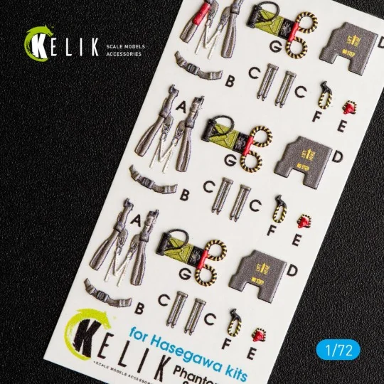 F-4(B, N) Phantom II interior 3D decals for Hasegawa kit, 1/72 - Ke... F-4(B, N) Phantom II interior 3D decals for Hasegawa kit, 1/72 - Ke...