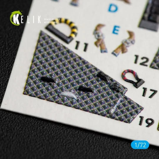 OA-4M Skyhawk interior 3D decals for Fujimi/Hobby 2000 kit - Kelik ...