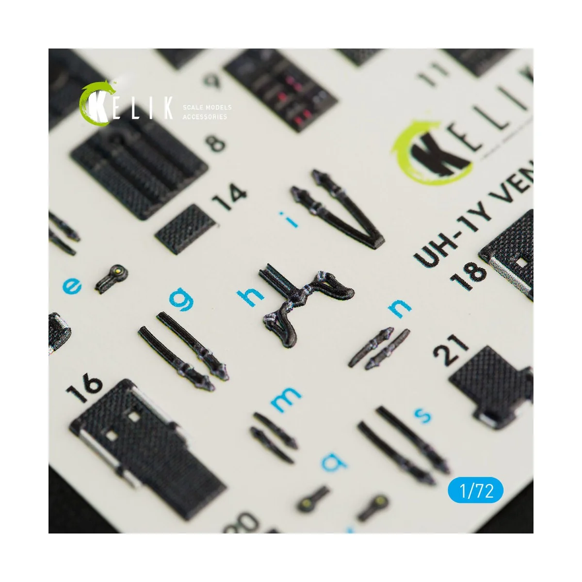 UH-1Y Venom interior 3D decals for Dream Model kit, 1/72 - Kelik K7...