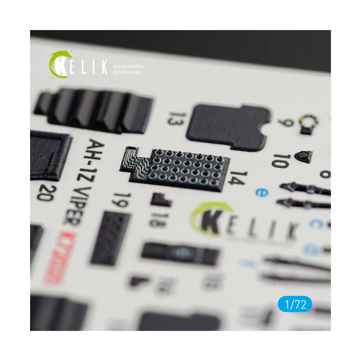 AH-1Z Viper interior 3D decals for Dream Model kit, 1/72 - Kelik K7...