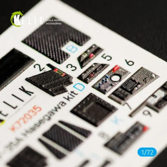 F-35A interior 3D decals for Hasegawa kit - Kelik K72035 F-35A interior 3D decals for Hasegawa kit - Kelik K72035