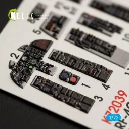 RF-4C Phantom II interior 3D decals for Hasegawa kit, 1/72 - Kelik ...