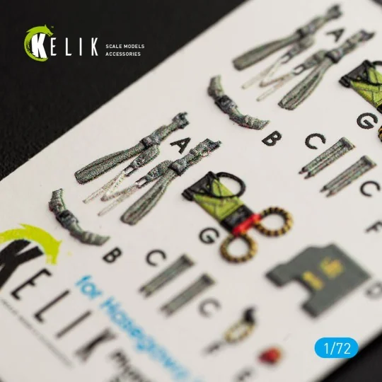 RF-4E Phantom II interior 3D decals for Hasegawa kit - Kelik K72034