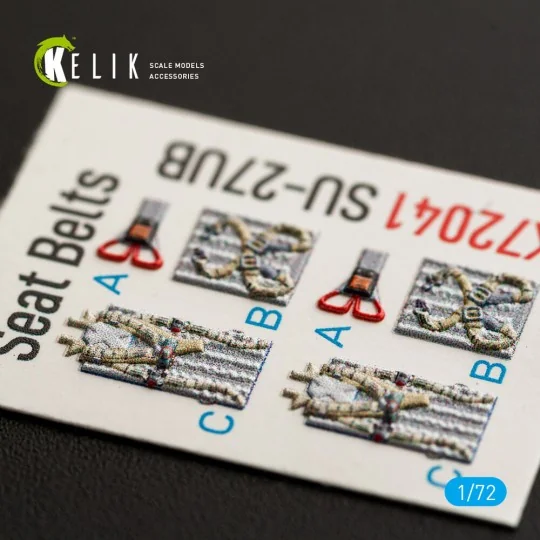 SU-27UB interior 3D decals for Trumpeter kit, 1/72 - Kelik K72041