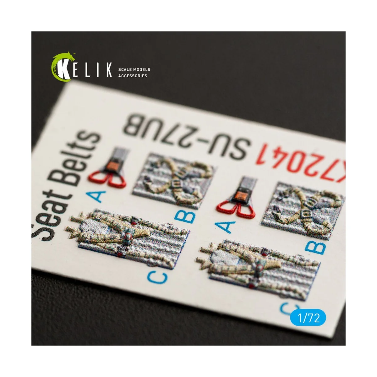 SU-27UB interior 3D decals for Trumpeter kit, 1/72 - Kelik K72041