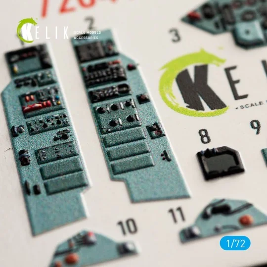 SU-27UB interior 3D decals for Trumpeter kit, 1/72 - Kelik K72041