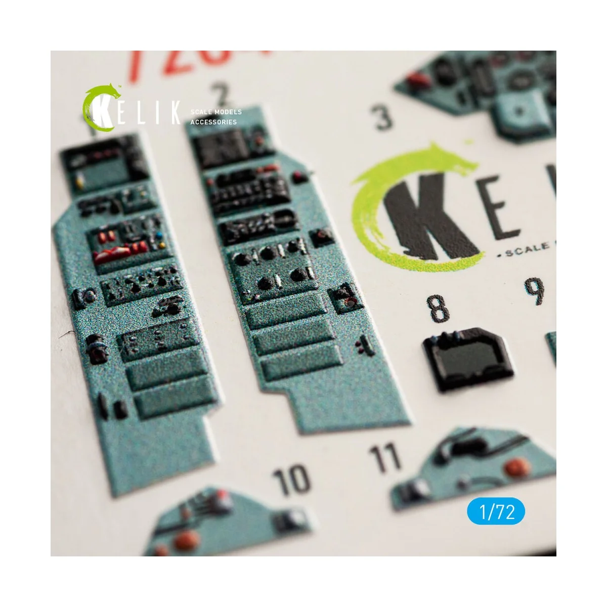 SU-27UB interior 3D decals for Trumpeter kit - Kelik K72041