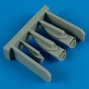 MiG-23 Flogger air scoops for Trumpeter, 1/32 - Quickboost QB32 108