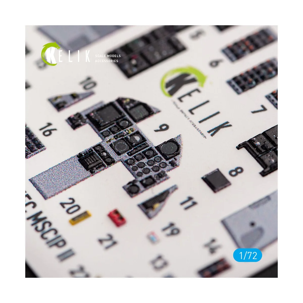 F-15C MSIP II Eagle interior 3D decals for GWH - Kelik K72048 F-15C MSIP II Eagle interior 3D decals for GWH - Kelik K72048