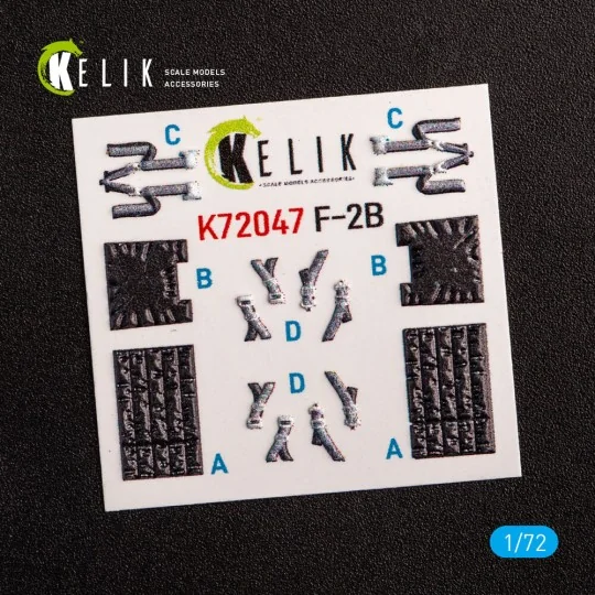 JASDF F-2B Fighter interior 3D decals for FineMolds kit - Kelik K72047