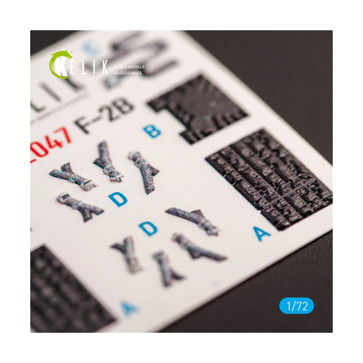 JASDF F-2B Fighter interior 3D decals for FineMolds kit - Kelik K72047