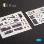 JASDF F-2B Fighter interior 3D decals for FineMolds kit, 1/72 - Kel...