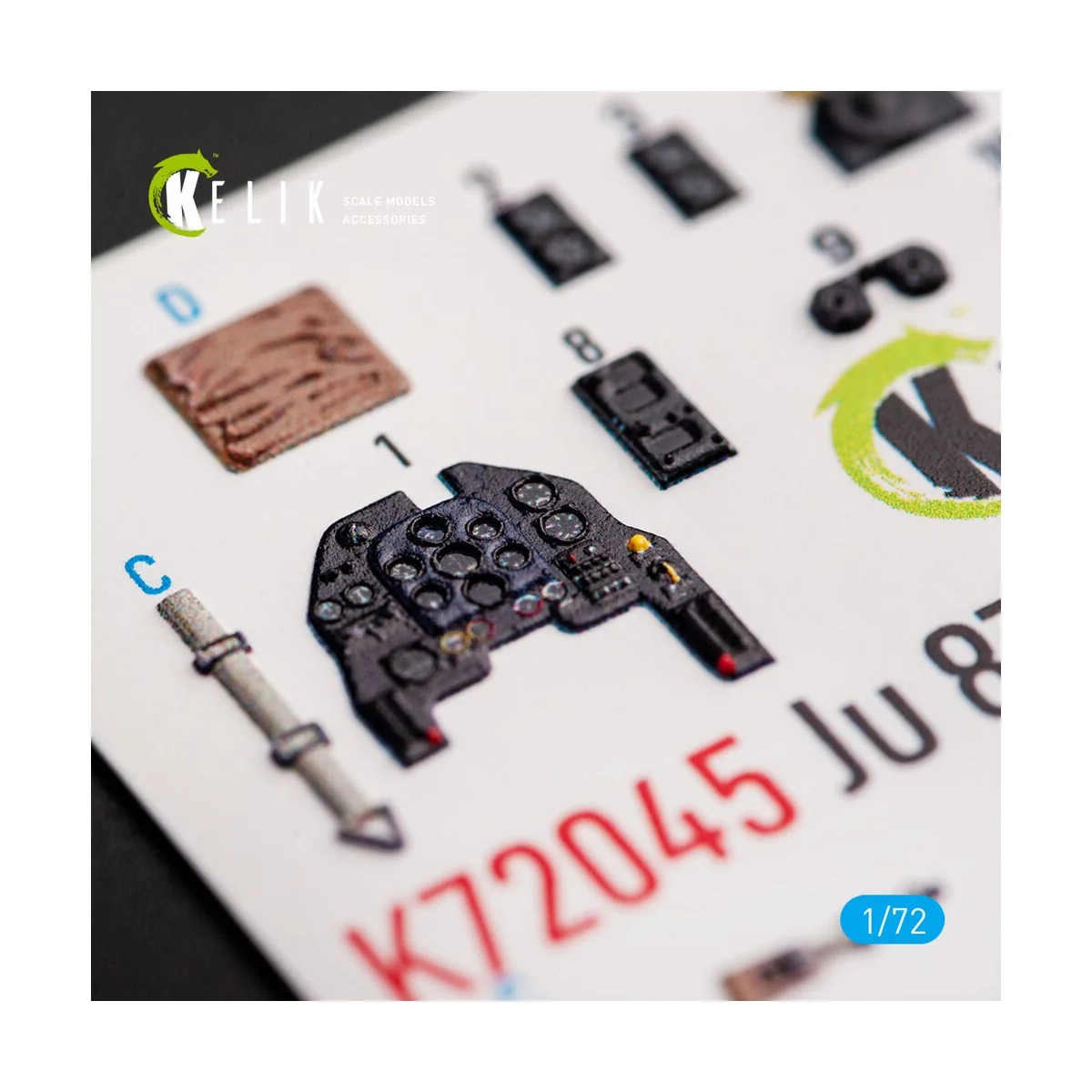 Junkers Ju 87D-3 Stuka - Interior 3D Decal for Special Hobby kit, 1... Junkers Ju 87D-3 Stuka - Interior 3D Decal for Special Hobby kit, 1...