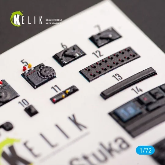 Junkers Ju 87D-3 Stuka - Interior 3D Decal for Special Hobby kit, 1... Junkers Ju 87D-3 Stuka - Interior 3D Decal for Special Hobby kit, 1...