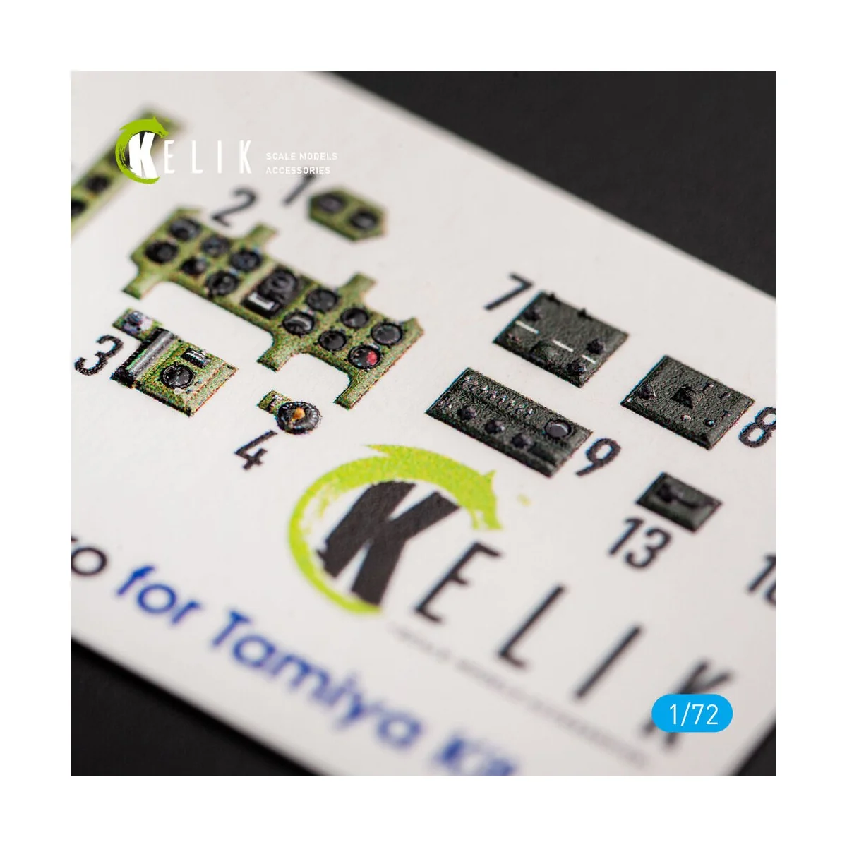 A6M3 Zero - interior 3D decals for Tamiya kit, 1/72 - Kelik K72049 A6M3 Zero - interior 3D decals for Tamiya kit, 1/72 - Kelik K72049