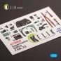 Spitfire F.Mk.22 - interior 3D decals for Airfix kit - Kelik K72050