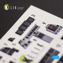 F-15E Strike Eagle - interior 3D decals for Revell kit, 1/72 - Keli...