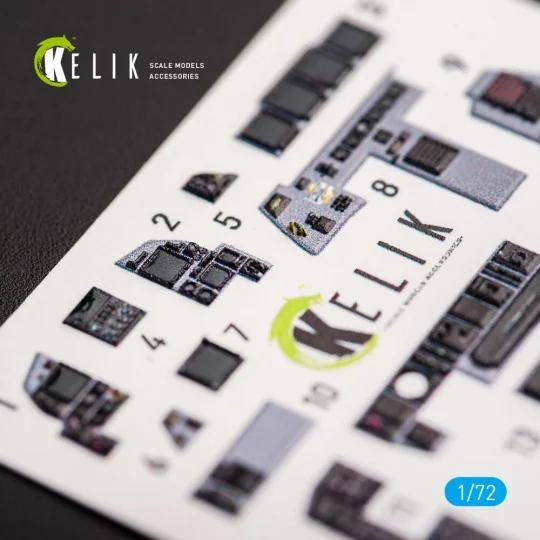 F-15E Strike Eagle - interior 3D decals for Revell kit - Kelik K72055