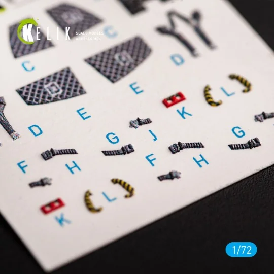 F-15E Strike Eagle - interior 3D decals for Revell kit - Kelik K72055