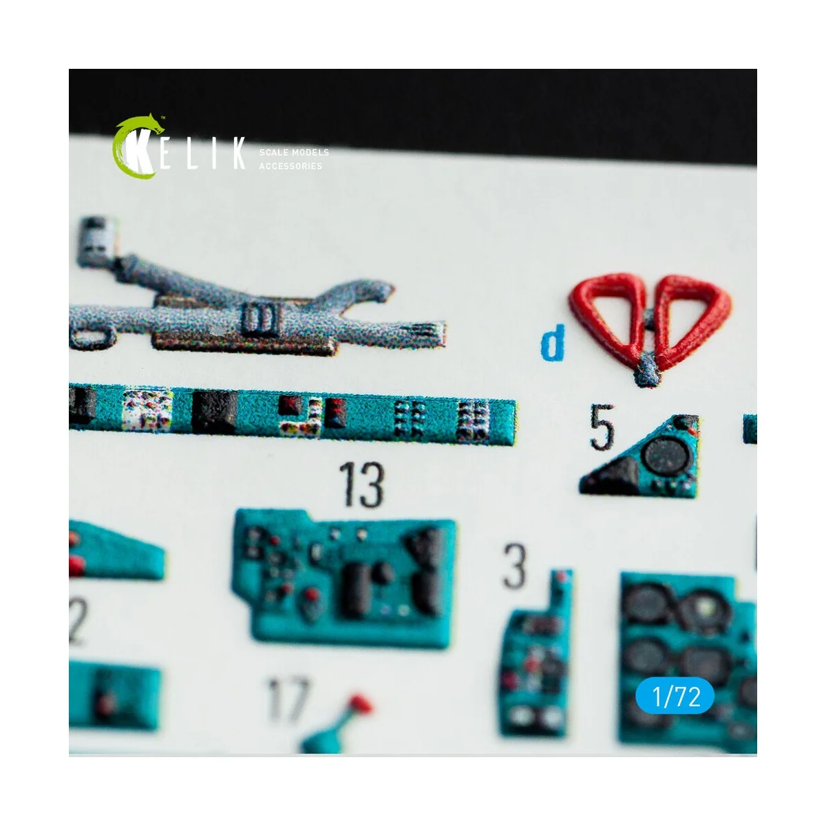 MiG-23 ML/MLA interior 3D decals for ClearProp kit, 1/72 - Kelik K7...