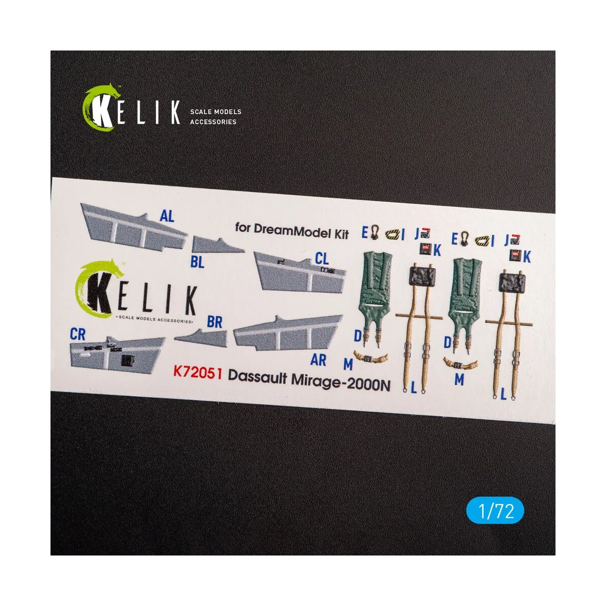 Mirage - 2000N - interior 3D decals for Dream Model kit - Kelik K72051 Mirage - 2000N - interior 3D decals for Dream Model kit - Kelik K72051