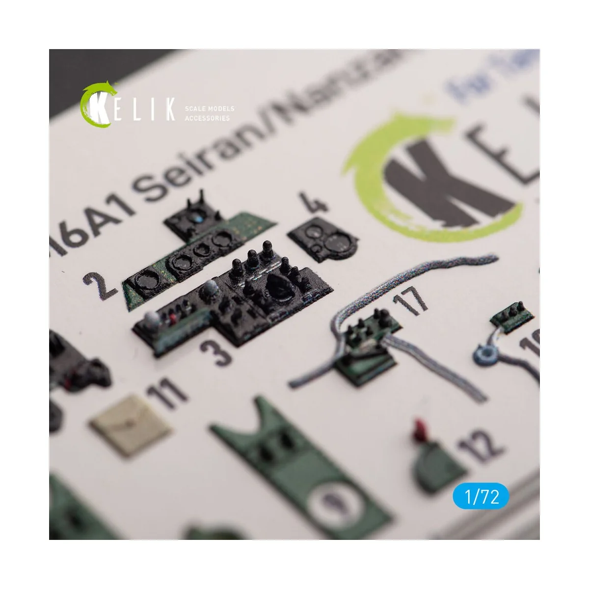 M6A1 Seiran/Nanzan interior 3D decals for Tamiya kit - Kelik K72060