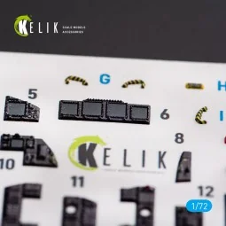 F-15I IAF Ra`am - interior 3D decals for GWH kit - Kelik K72054